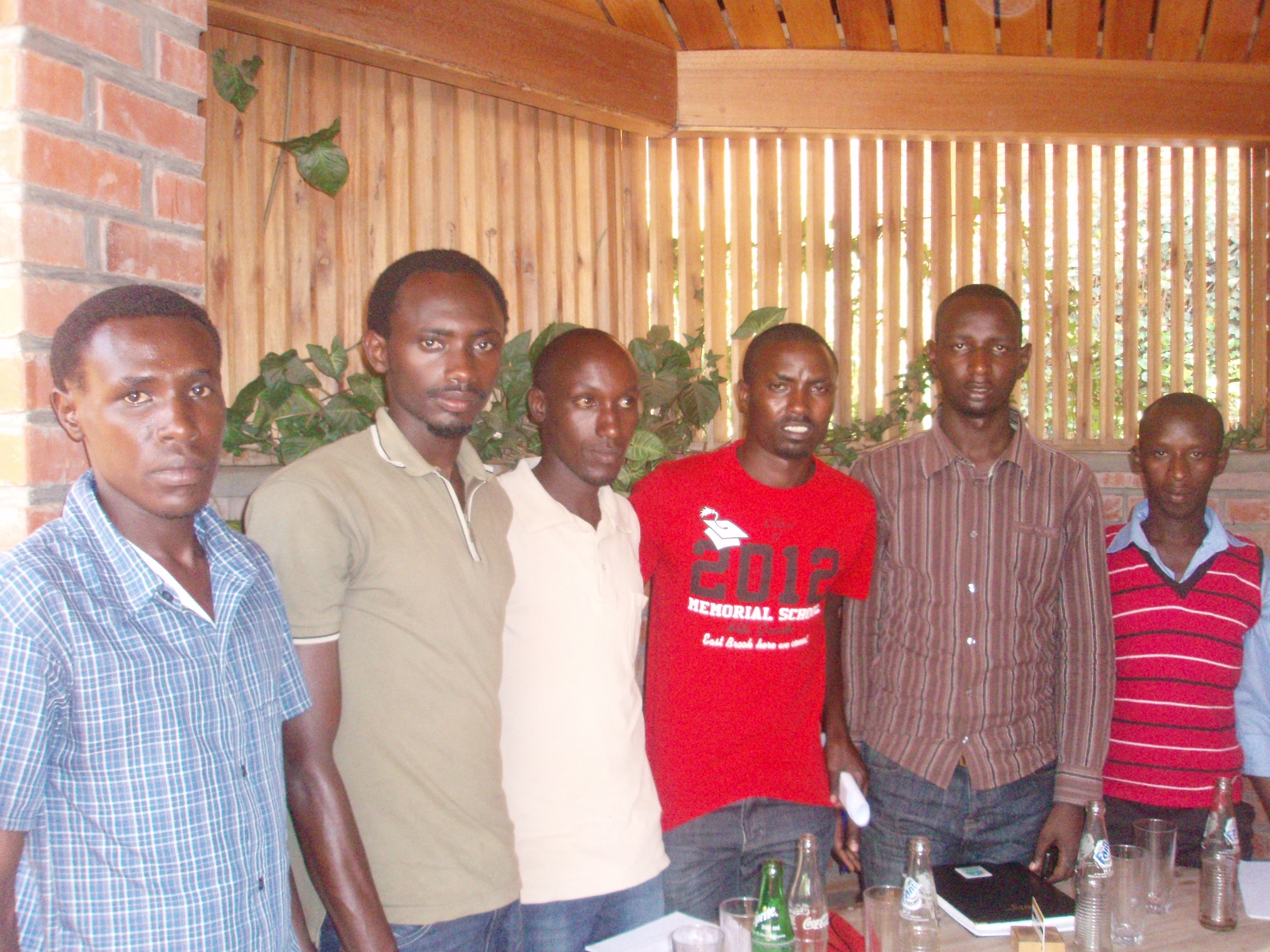 Etudiants rescapés de Bisesero à Kigali le 10 juillet 2013